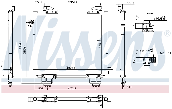 Nissens Airco condensor 940825
