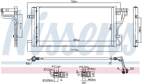Nissens Airco condensor 940831