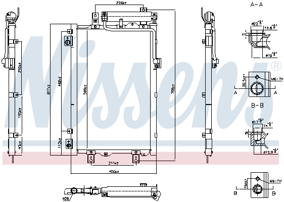 Nissens Airco condensor 940833