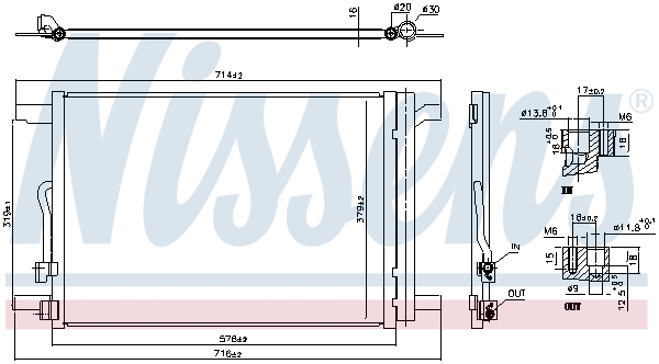 Nissens Airco condensor 940837