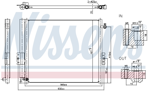 Nissens Airco condensor 940847