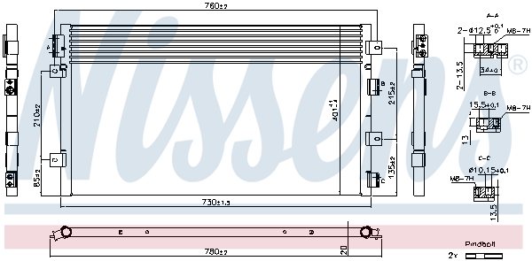 Airco condensor Nissens 940855