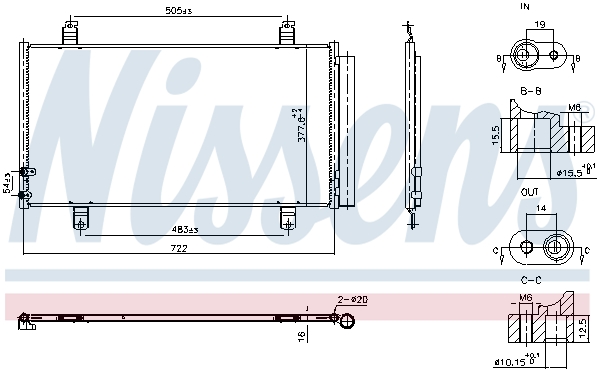 Airco condensor Nissens 940865