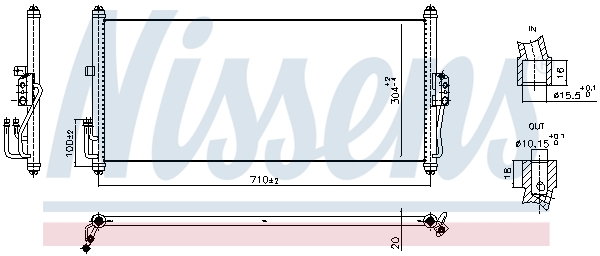 Airco condensor Nissens 940919