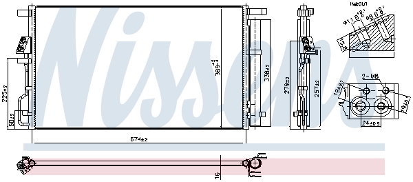 Airco condensor Nissens 940922