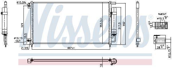 Airco condensor Nissens 940926