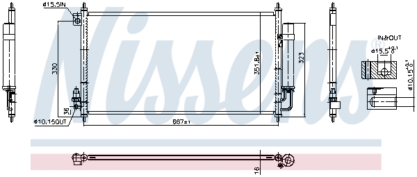 Airco condensor Nissens 940927