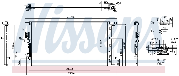 Airco condensor Nissens 940939