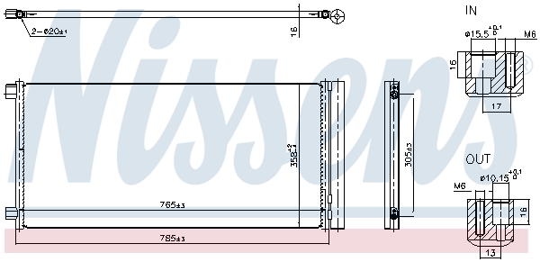 Airco condensor Nissens 940948