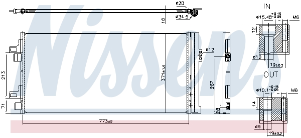 Airco condensor Nissens 940962