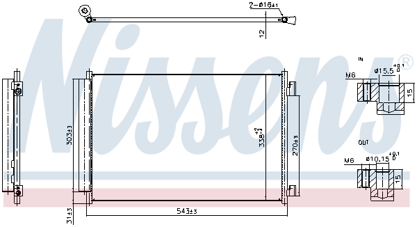 Airco condensor Nissens 940969