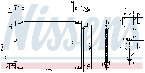 Condensor, airconditioning Nissens 941001