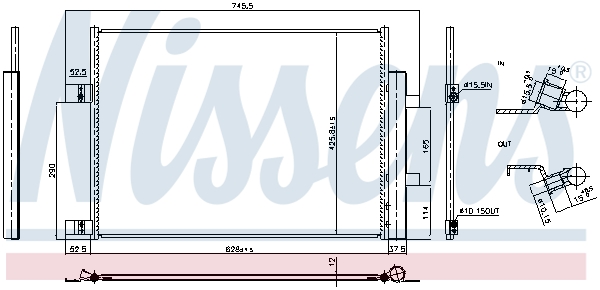 Airco condensor Nissens 941008