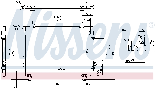 Airco condensor Nissens 941030
