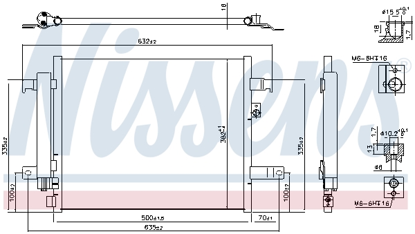 Nissens Airco condensor 941044