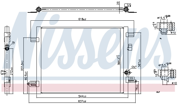 Airco condensor Nissens 941061