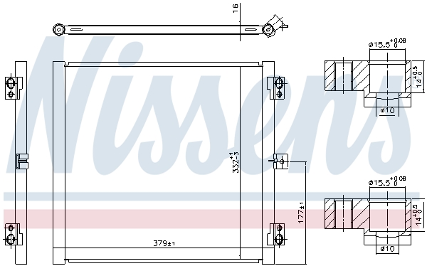 Nissens Airco condensor 941079