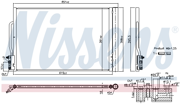 Nissens Airco condensor 941088