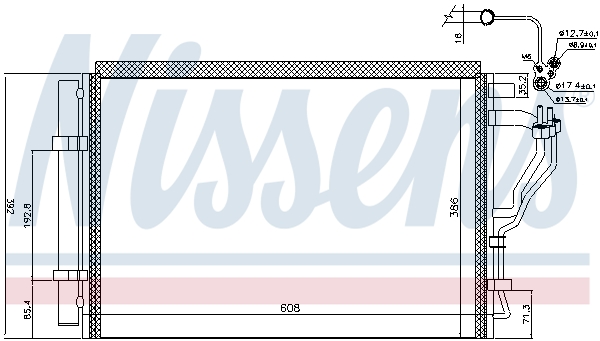 Nissens Airco condensor 941126
