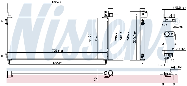 Nissens Airco condensor 941150