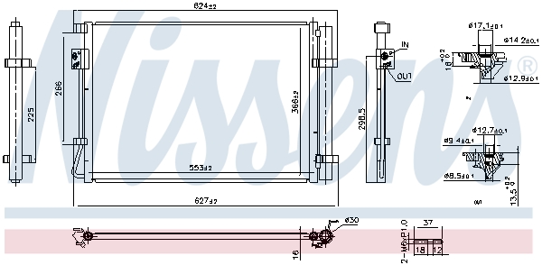 Nissens Airco condensor 941161