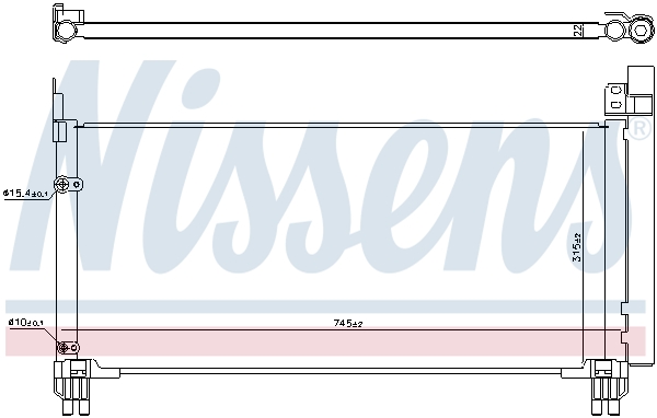 Nissens Airco condensor 941166