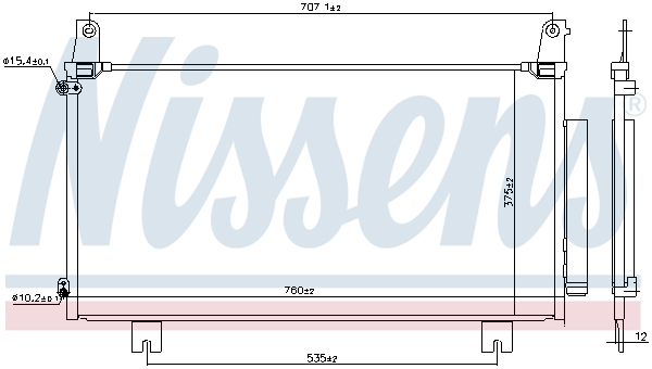 Nissens Airco condensor 941169
