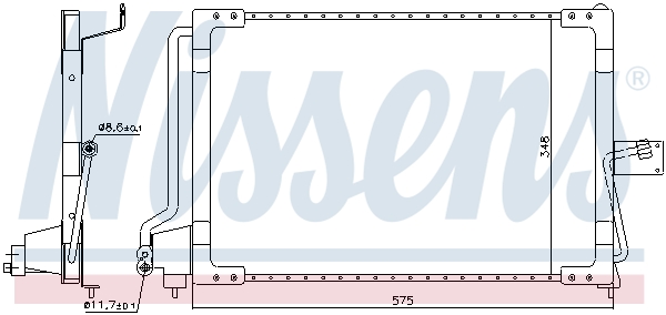 Nissens Airco condensor 94117