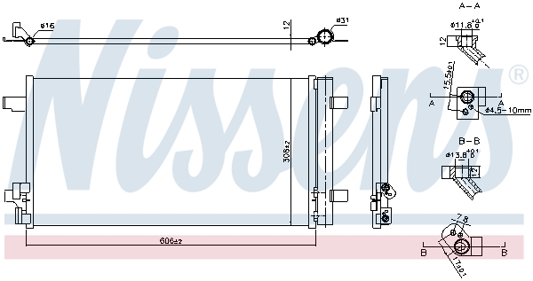 Nissens Airco condensor 941193