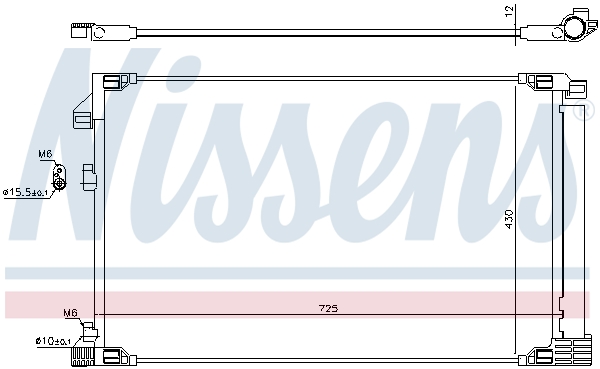 Nissens Airco condensor 941217