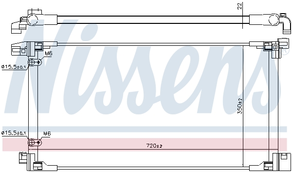 Nissens Airco condensor 941220