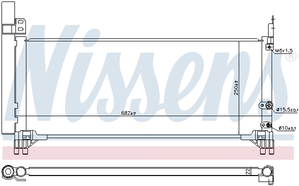 Nissens Airco condensor 941221