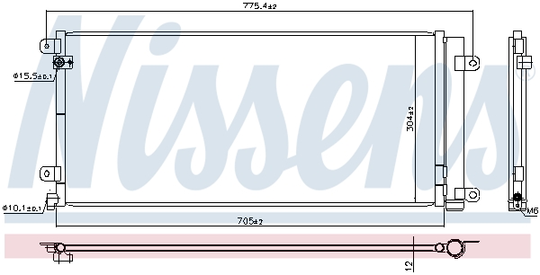 Nissens Airco condensor 941224