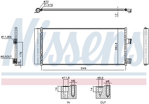 Airco condensor Nissens 941237