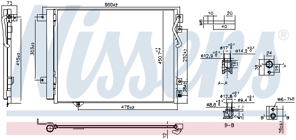 Nissens Airco condensor 941244