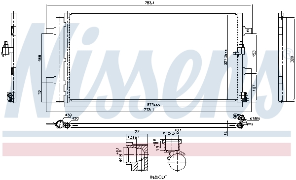 Airco condensor Nissens 941261