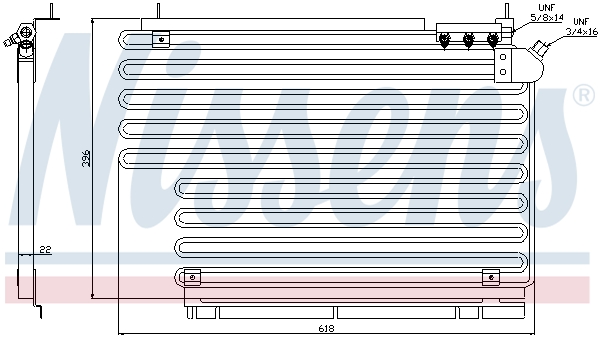 Airco condensor Nissens 94165