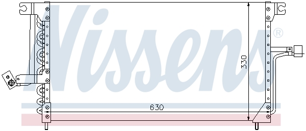 Airco condensor Nissens 94183