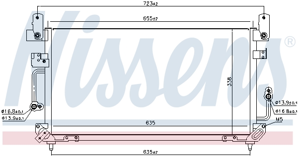 Airco condensor Nissens 94187