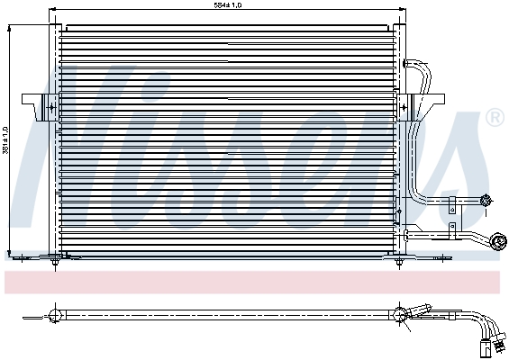 Nissens Airco condensor 94189