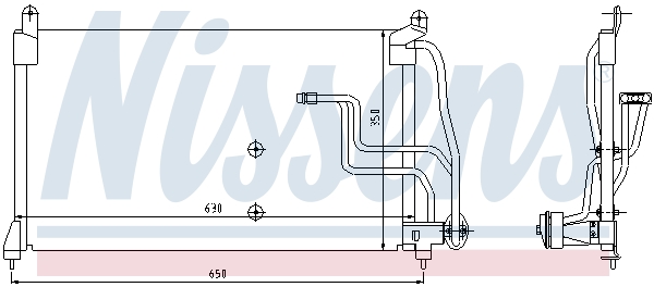 Nissens Airco condensor 94190