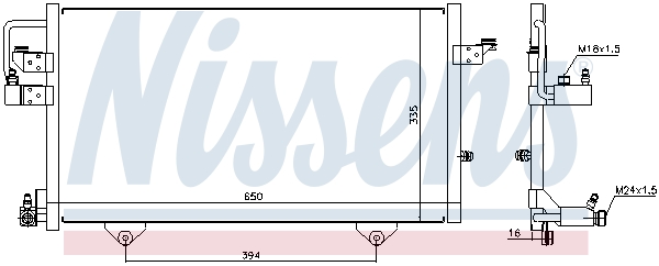 Nissens Airco condensor 94209