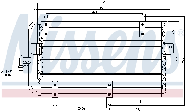 Airco condensor Nissens 94215