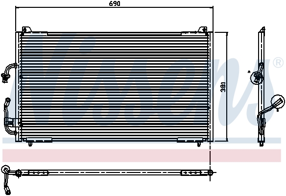 Nissens Airco condensor 94224