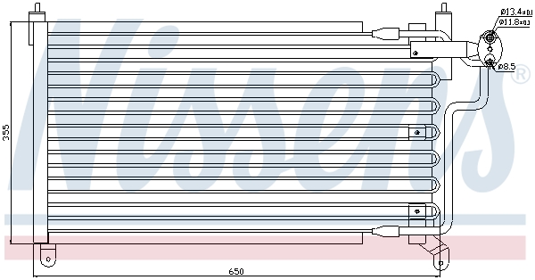 Nissens Airco condensor 94227