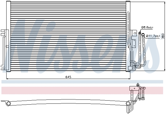Nissens Airco condensor 94234