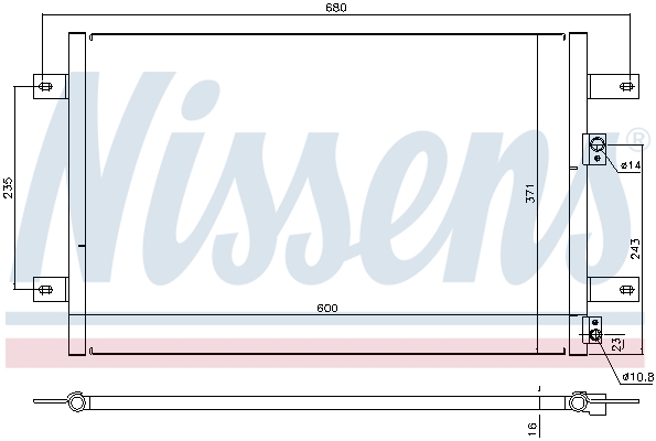 Nissens Airco condensor 94251