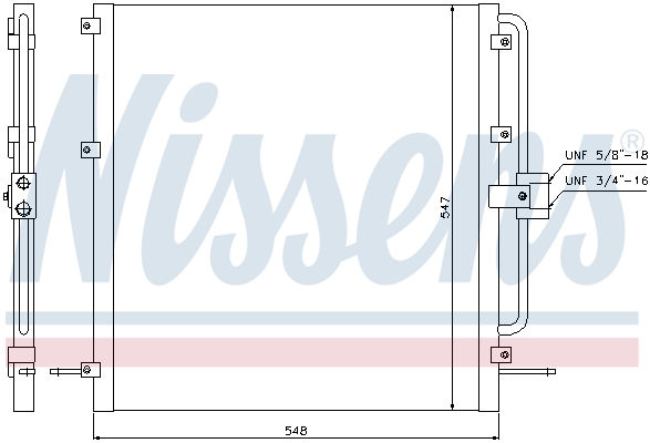Nissens Airco condensor 94257