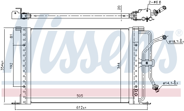 Nissens Airco condensor 94277