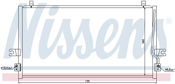 Nissens Airco condensor 94297